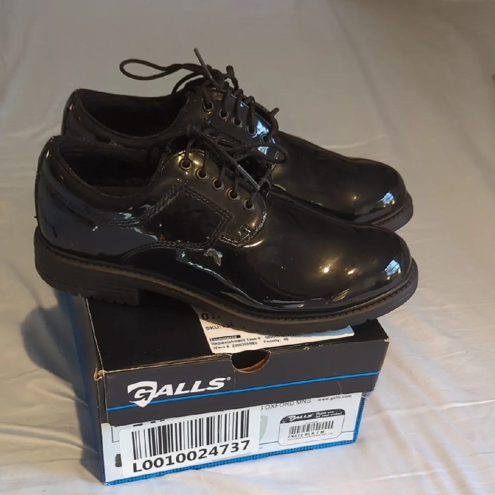 Black Patent Leather Oxfords